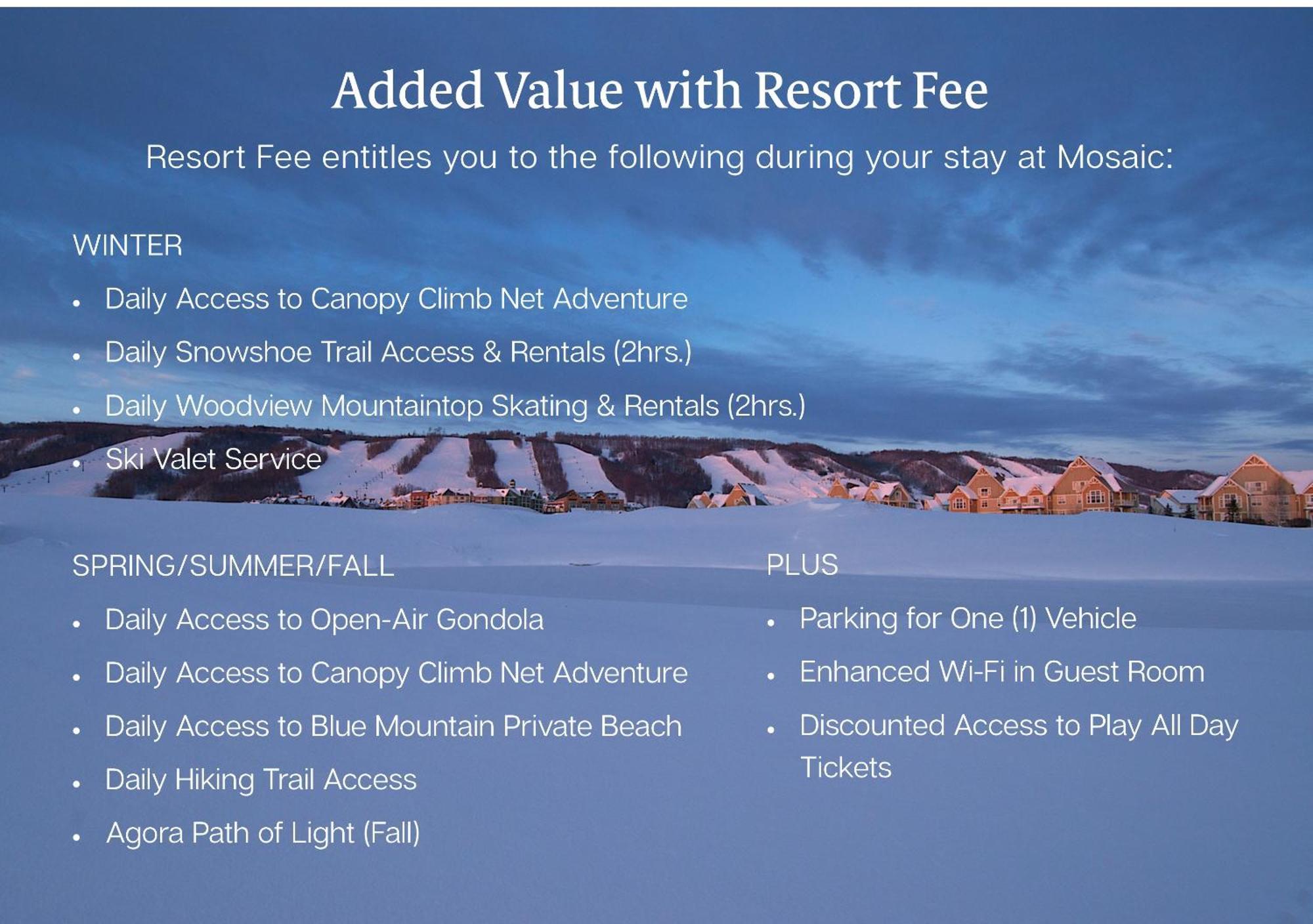 Blue Mountain Resort Mosaic Suites Blue Mountains Esterno foto